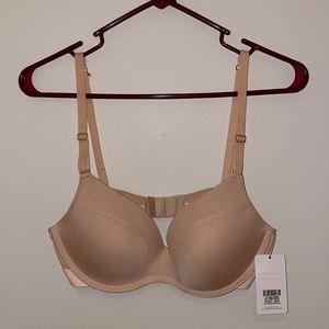 New Lively womens bra size 36B almond/pink color